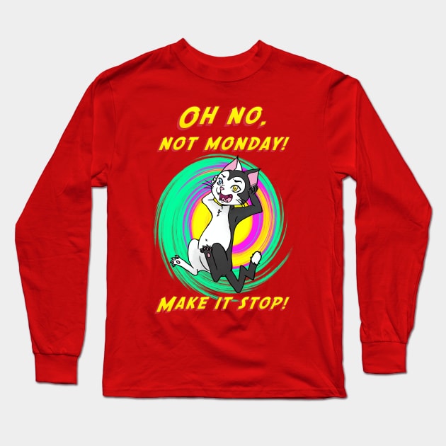 Niels Feynman | Erwin hates Mondays Long Sleeve T-Shirt by hisameartwork